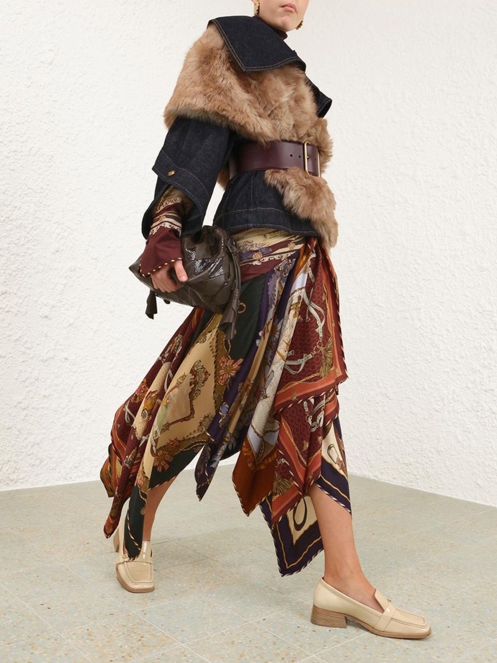 Zimmermann VALIANT DRAPED SCARF SKIRT - Picture 3 of 5